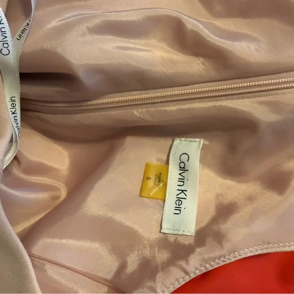 Calvin Klein Blush Pink Sleeveless Maxi Gown - Picture 5 of 5